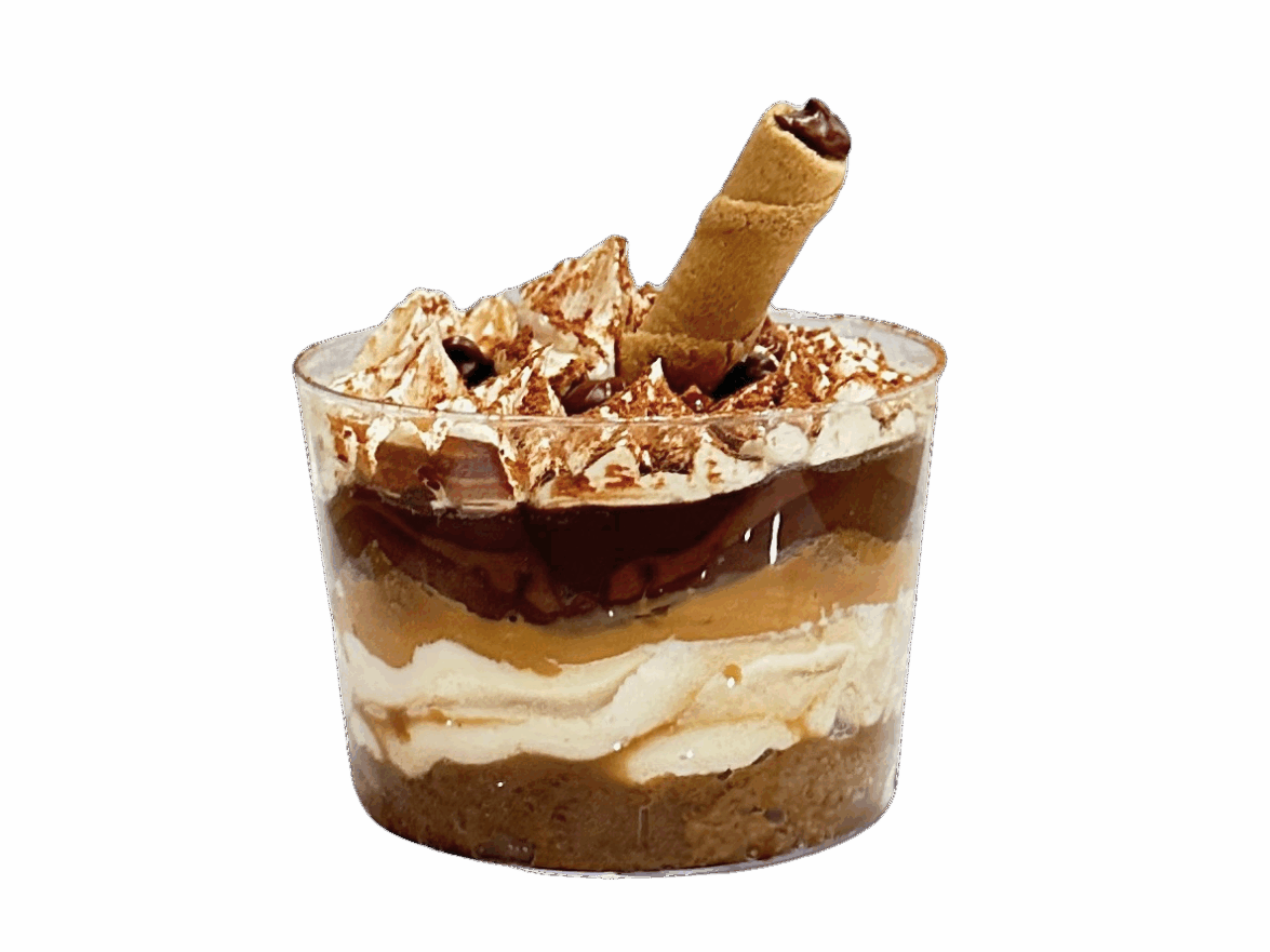 Tiramisú de dulce de leche