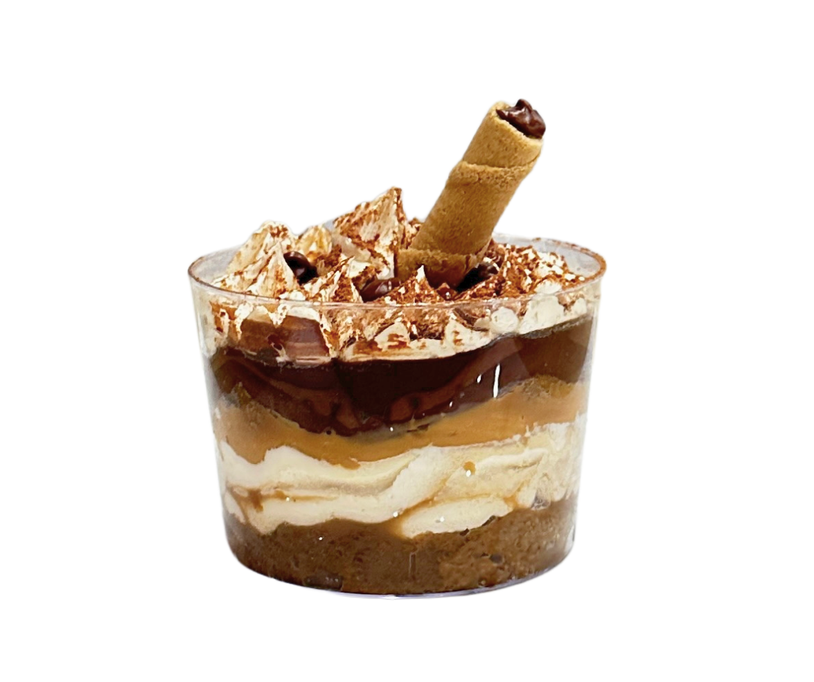 Tiramisú de dulce de leche