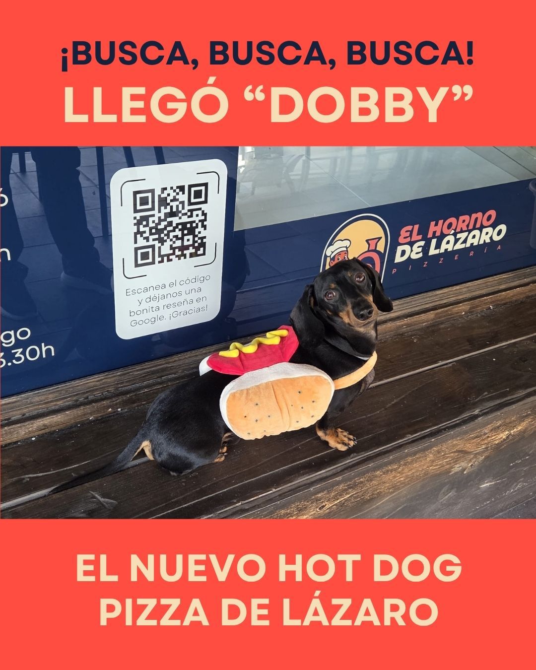 Dobby Hot dog pizza